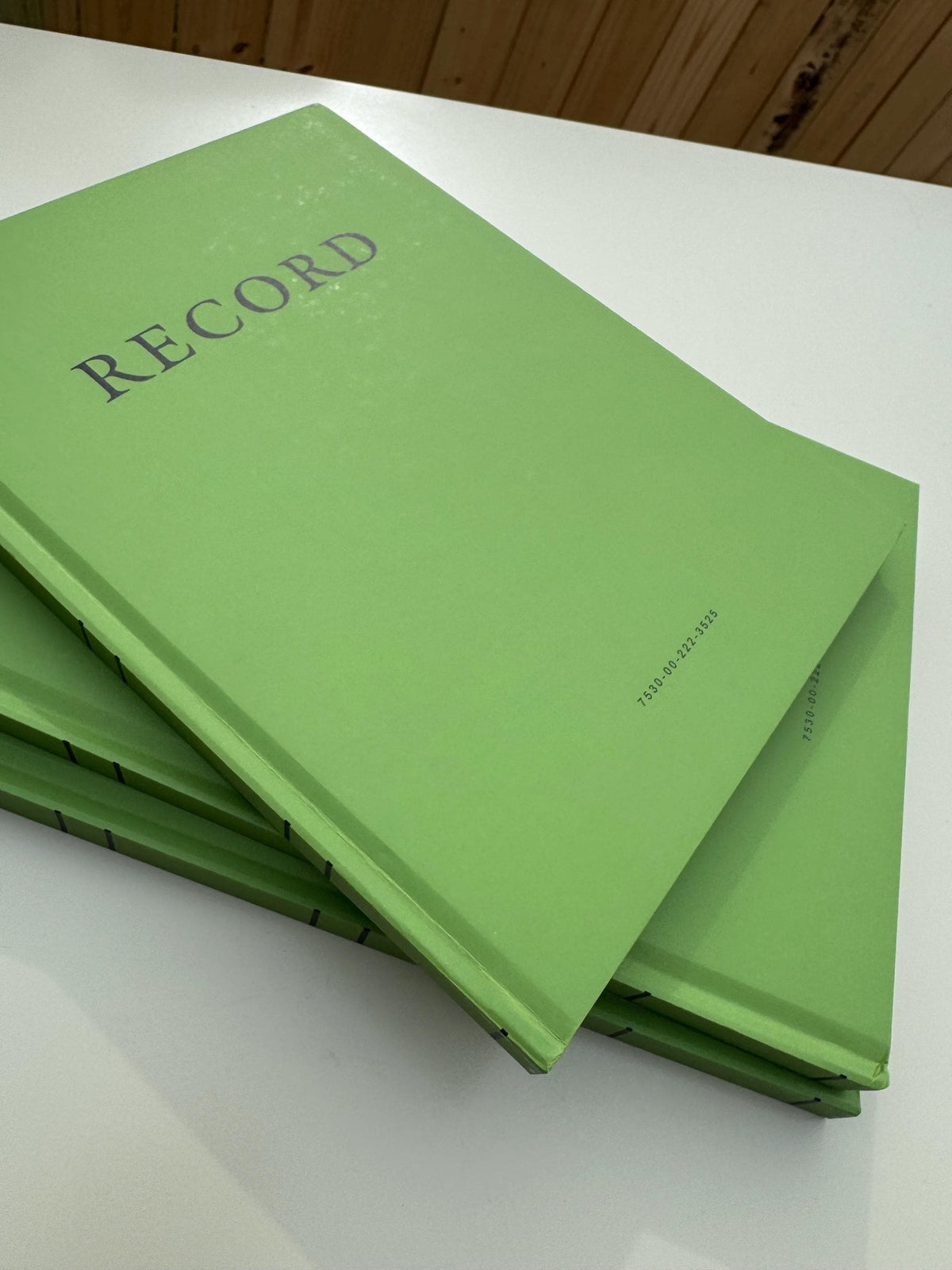 U.S. Military Green Record Book | 8" x 11" Replacement Notebook for Leather Covers