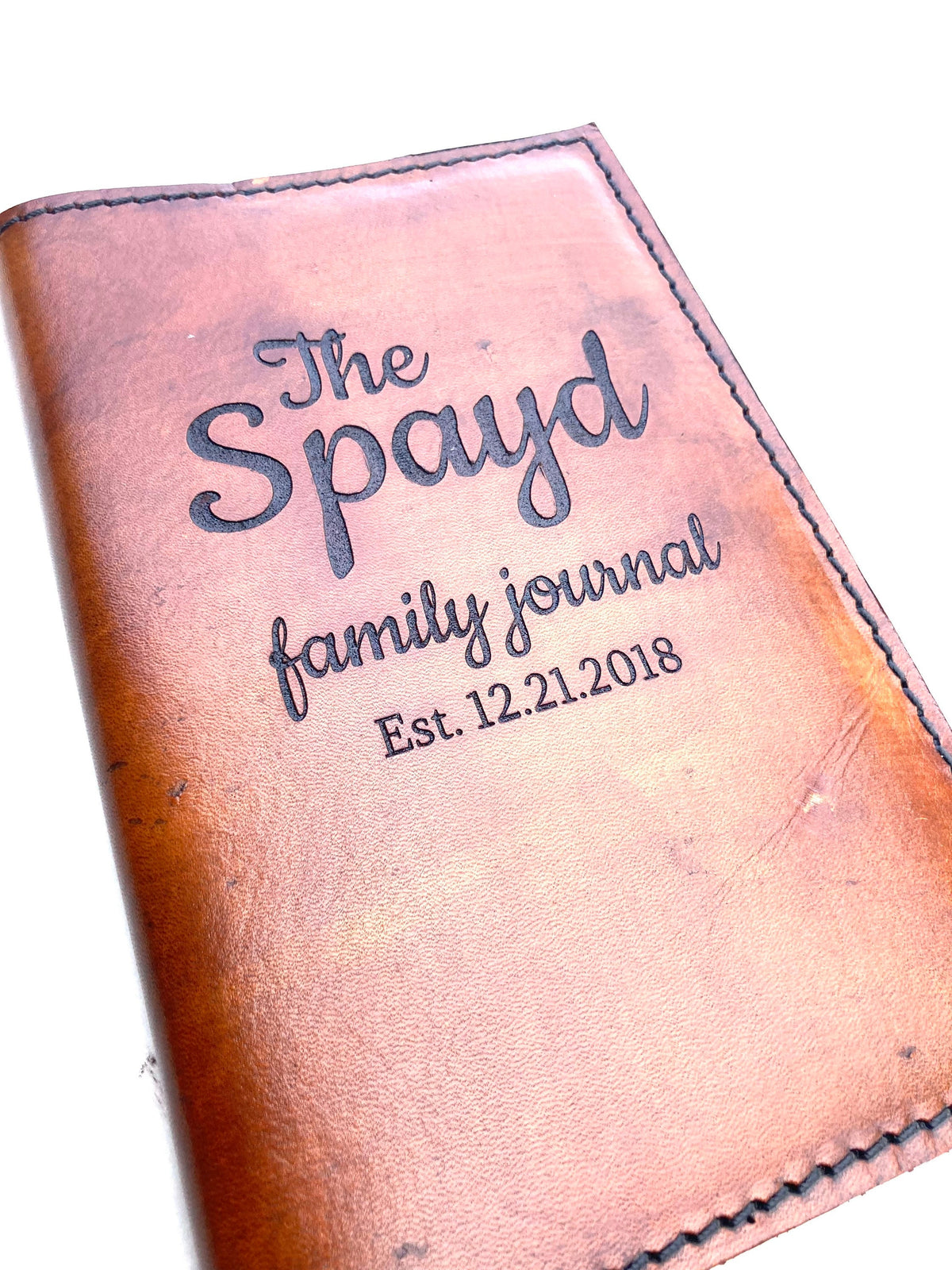 Personalized Leather Family Journal