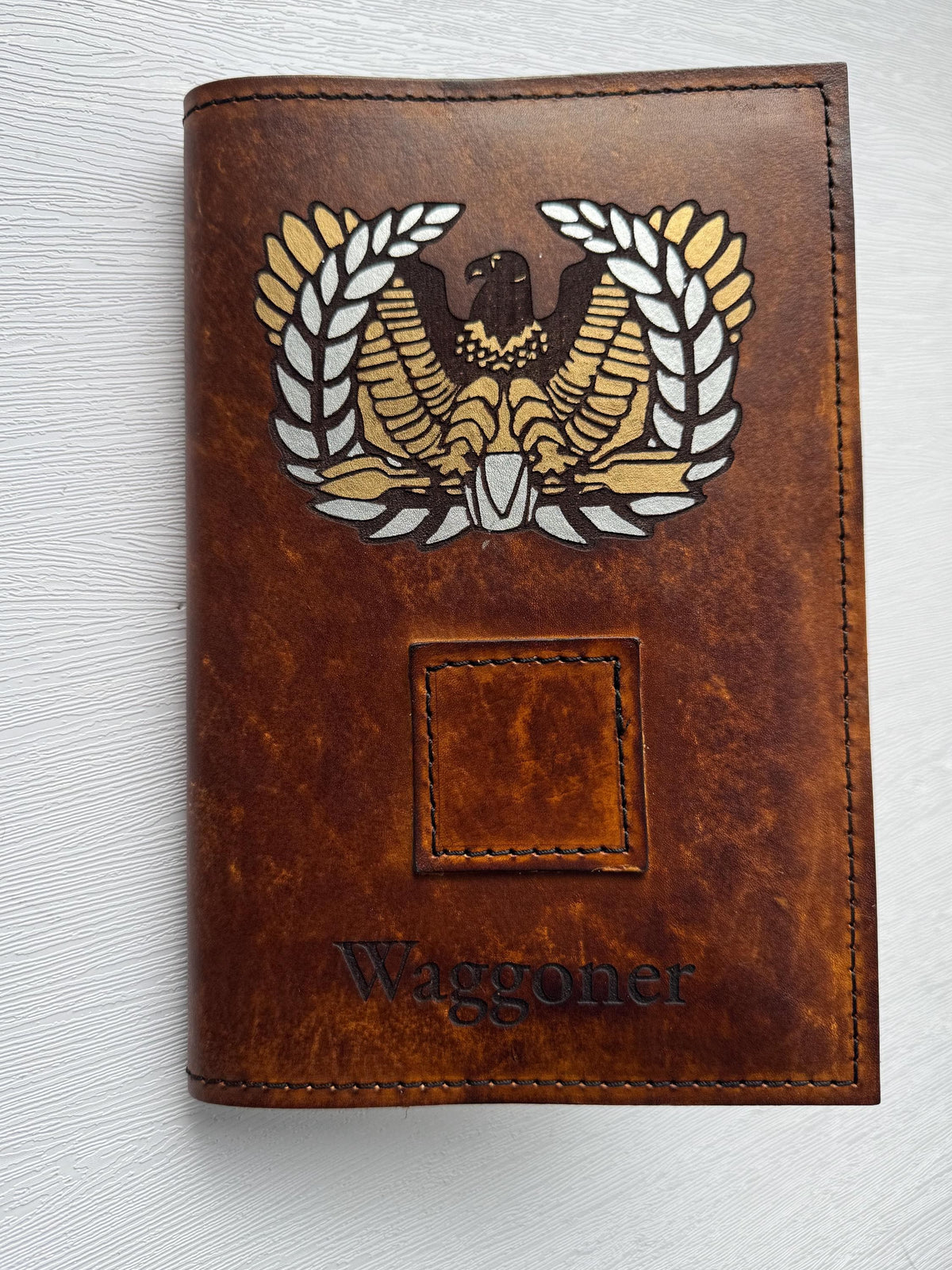 Add Color Upgrade | Hand-Colored Leather Book Cover Design