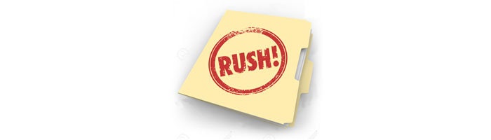 Expedited Processing | Rush Order Service | Priority Production