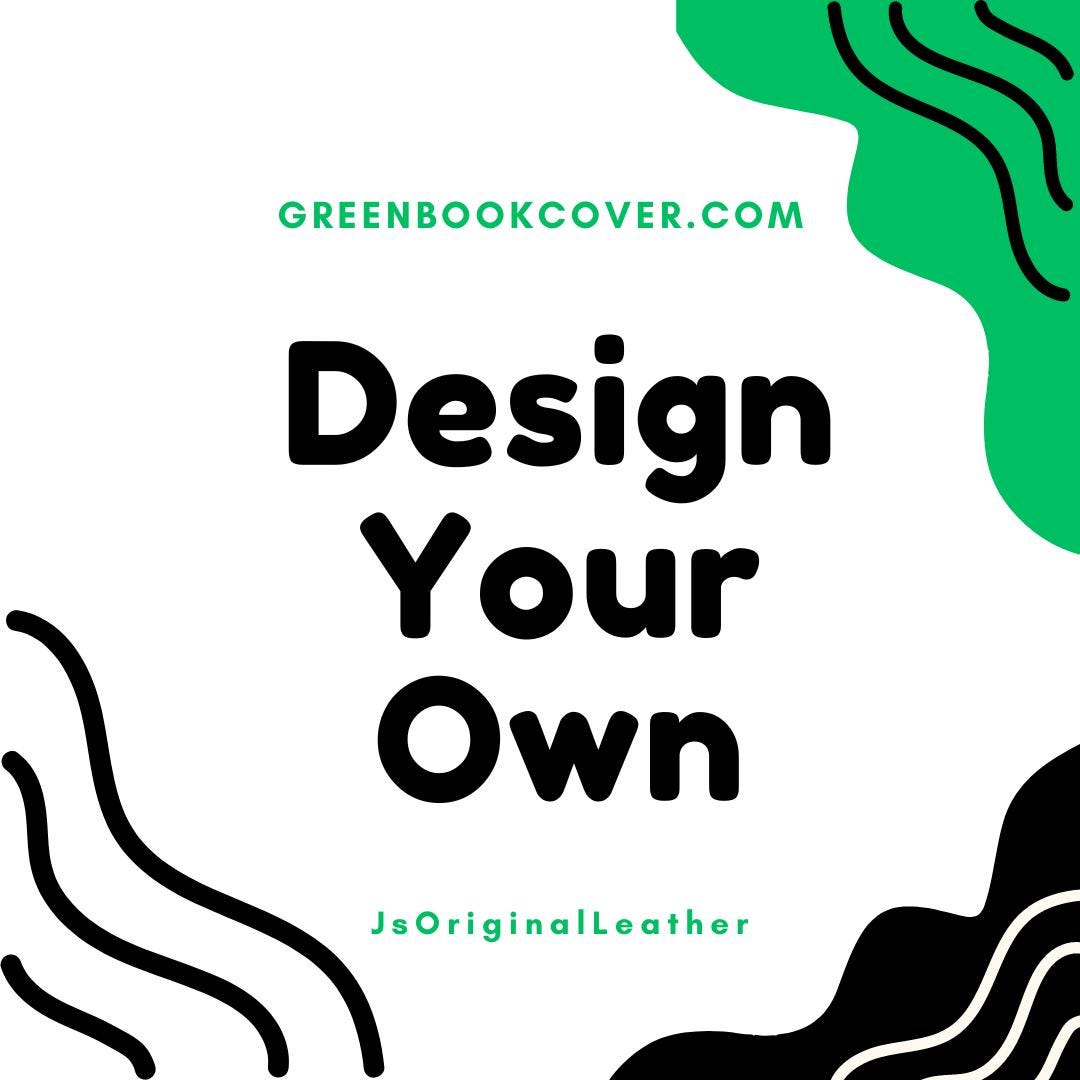 DESIGN YOUR OWN military green book cover