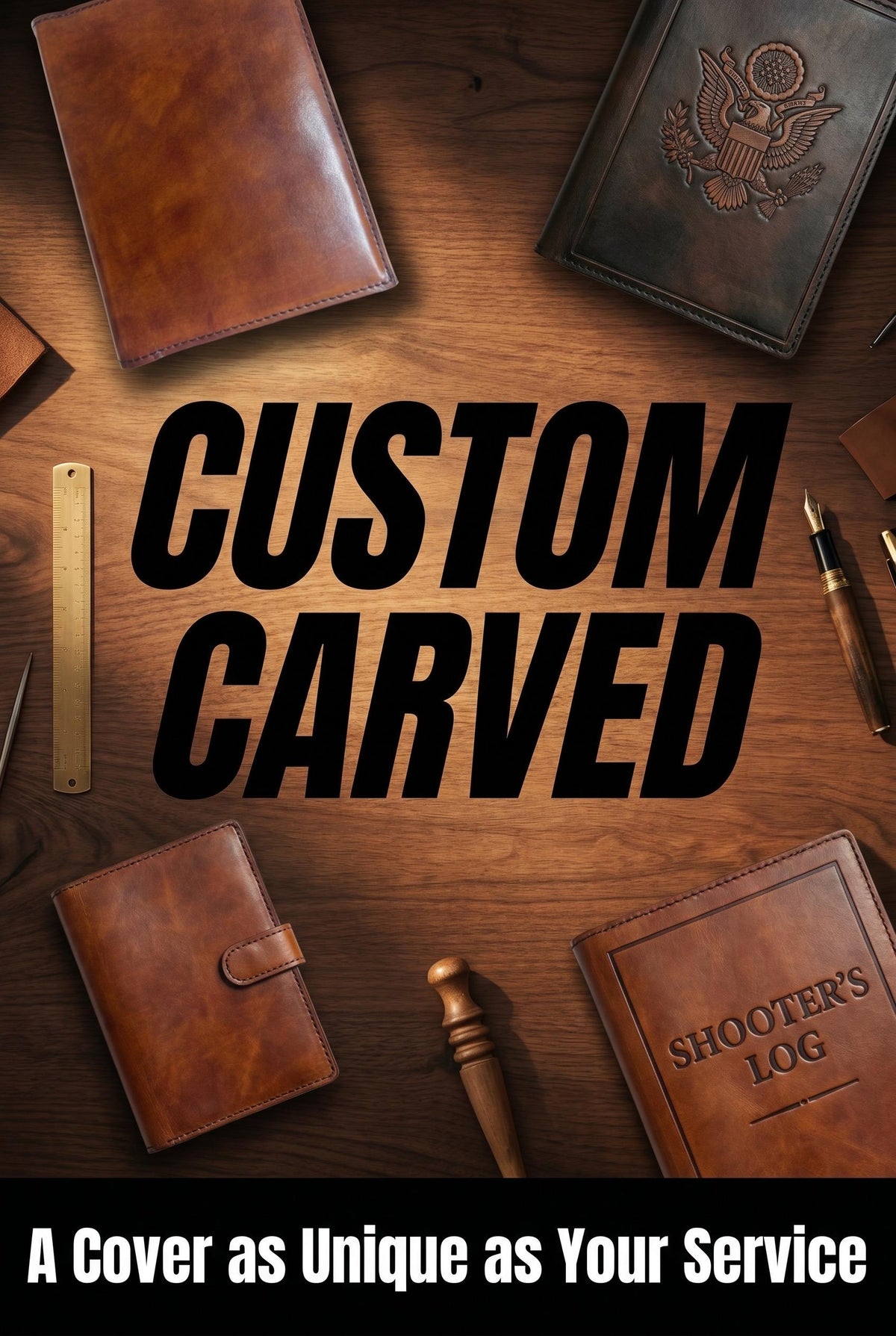 DESIGN YOUR OWN military green book cover