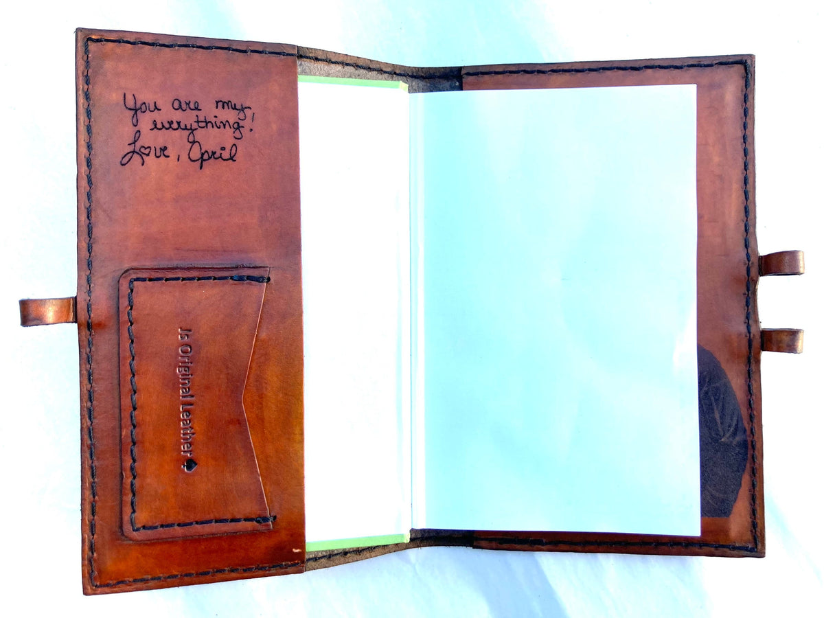 Handwritten Note Engraving Upgrade | Preserve a Personal Message in Leather