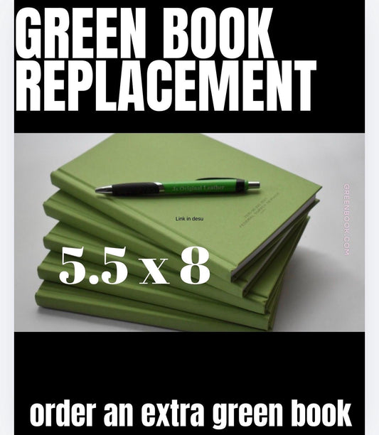 Military Green Book Replacement Bundle | 5-Pack Army Green Notebooks
