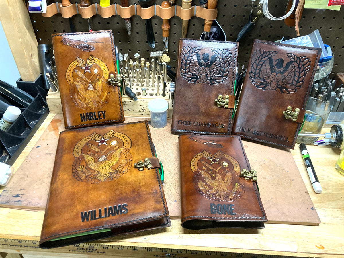 Add Color Upgrade | Hand-Colored Leather Book Cover Design