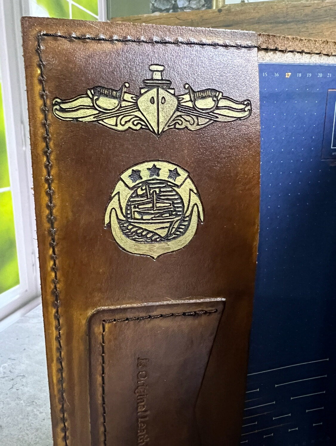 UPGRADE - Custom Quote Engraving Upgrade | Add a Personalized Quote to the Back of Your Leather Book Cover
