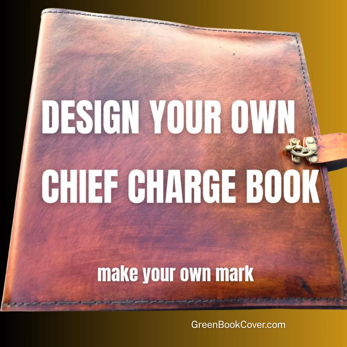 Create Your Own USCG Chief Charge Book Cover - 3 ring binder cover