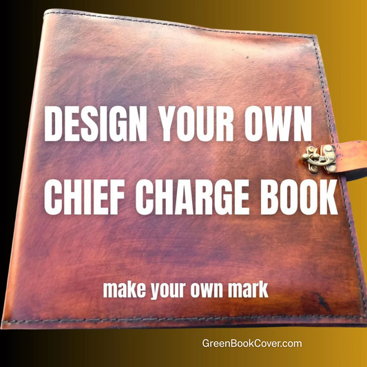 Create Your Own USCG Chief Charge Book Cover - 3 ring binder cover