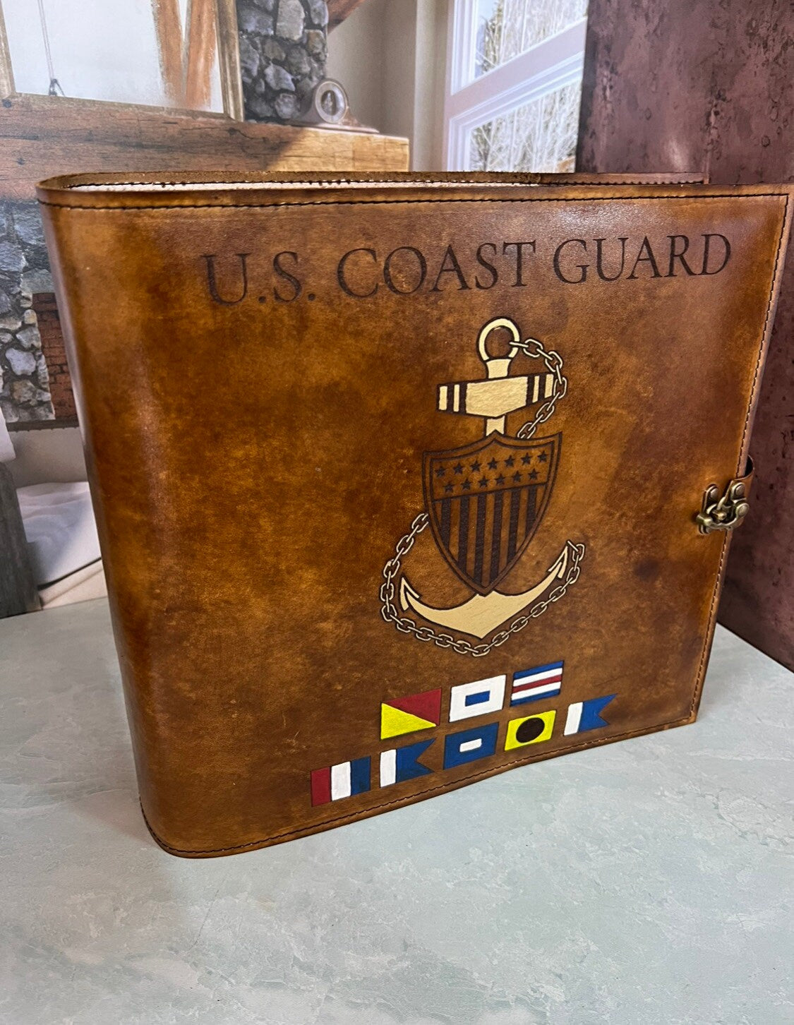 Add Color Upgrade | Hand-Colored Leather Book Cover Design