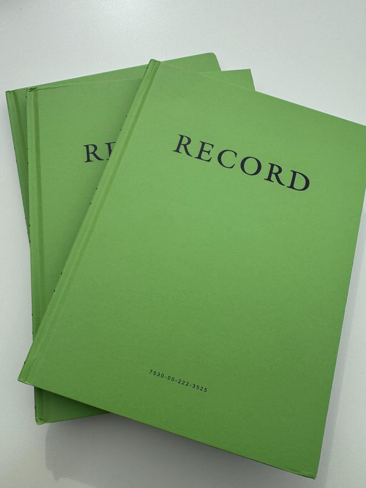 U.S. Military Green Record Book | 8" x 11" Replacement Notebook for Leather Covers