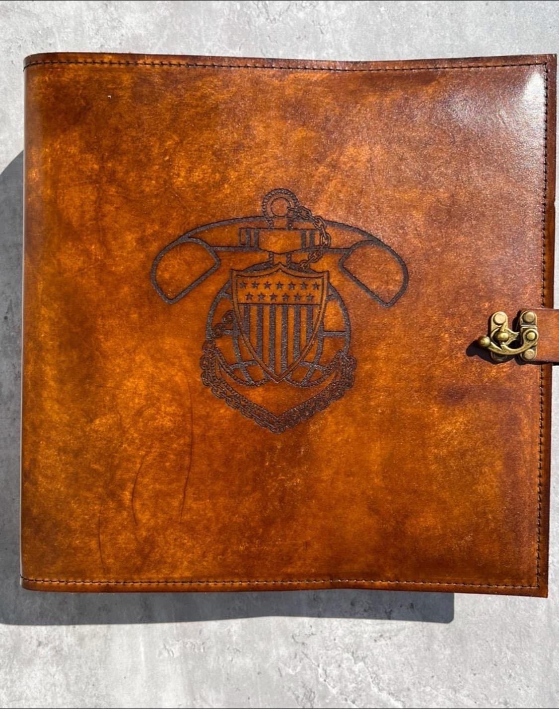 Create Your Own USCG Chief Charge Book Cover - 3 ring binder cover